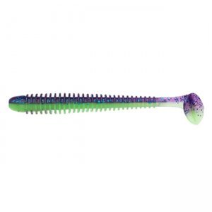 Силикон Keitech Swing Impact 4"/10см, #PAL06T Violet Lime Belly (8шт) Силикон Keitech Swing Impact 4"/10см, #PAL06T Violet Lime Belly (8шт)