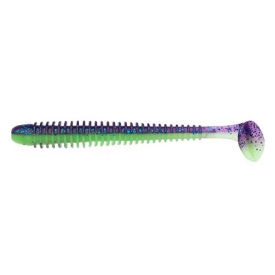 Силикон Keitech Swing Impact 4"/10см, #PAL06T Violet Lime Belly (8шт)
