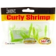 Твистеры Lucky John Pro Series Curly Shrimp 2"/5см, S15 (10шт)