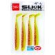 Виброхвосты съедобные Lucky John Slick Shad Paddle 4.5"/11.4см, 016 (4шт)
