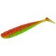 Виброхвосты съедобные Lucky John Slick Shad Paddle 4.5"/11.4см, Z15 (4шт)