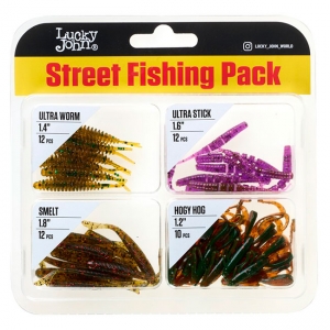 Твистеры и слаги Lucky John Pro Series Street Fishing Pack 06 SET (46шт) Твистеры и слаги Lucky John Pro Series Street Fishing Pack 06 SET (46шт)
