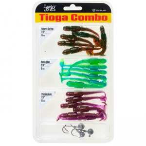 Виброхвосты Lucky John Pro Series Tioga 2.9"/7.4см, Mix3 (21шт)