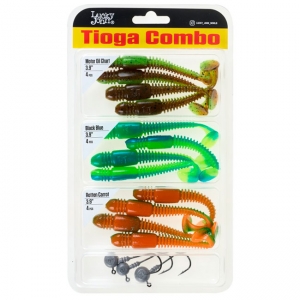 Виброхвосты Lucky John Pro Series Tioga 3.9"/10см, Mix3 (13шт)