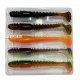 Виброхвосты Lucky John Pro Series Tioga 3.9"/10см, Mix2 (5шт)