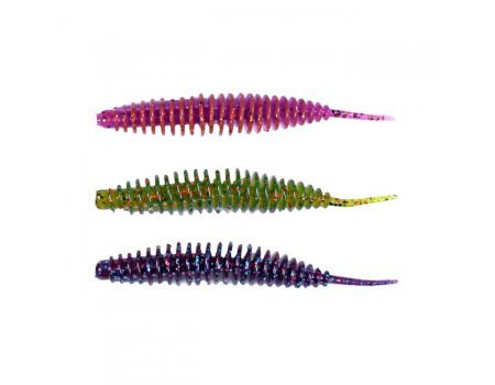 Слаги Lucky John Pro Series Ultraworm 1.4"/3.5см, Mix1 (45шт)