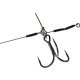 Виброхвост Lucky John 3D Series Kubira Swim Shad 9.0"/22.8см, PG14 (1шт) с оснасткой Stinger L