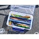 Виброхвост Lucky John 3D Series Kubira Swim Shad 9.0"/22.8см, PG18 (1шт) с оснасткой Stinger L