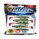 Виброхвосты Lucky John Pro Series 3D Basara Soft Swim 3.5"/8.9см, PG10 (6шт)