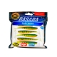 Виброхвосты Lucky John Pro Series 3D Basara Soft Swim 3.5"/8.9см, PG13 (6шт)