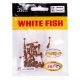 Слаги съедобные Lucky John Pro Series White Fish 0.8"/2см, 085 (20шт)