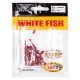 Слаги съедобные Lucky John Pro Series White Fish 0.8"/2см, S14 (20шт)