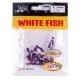 Слаги съедобные Lucky John Pro Series White Fish 0.8"/2см, S63 (20шт)