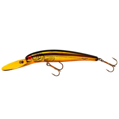 Воблер Bomber Deep Long-A 114F Gold Chrome/Black/Orange Belly, цвет KO Воблер Bomber Deep Long-A 114F Gold Chrome/Black/Orange Belly, цвет KO