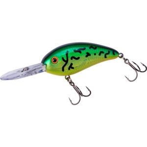 Воблер Bomber Fat Free Fingerling 59F, цвет DFT Fire Tiger Воблер Bomber Fat Free Fingerling 59F, цвет DFT Fire Tiger