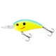 Воблер Bomber Fat Free Shad Guppy 61F, цвет Chartreuse Blue Воблер Bomber Fat Free Shad Guppy 61F, цвет Chartreuse Blue