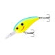 Воблер Bomber Fat Free Shad Guppy 61F, цвет Chartreuse Blue