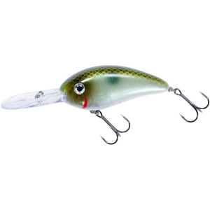 Воблер Bomber Fat Free Shad 76F, цвет 520 Green Pearl Shad Воблер Bomber Fat Free Shad 76F, цвет 520 Green Pearl Shad