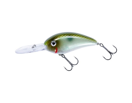 Воблер Bomber Fat Free Shad 76F, цвет 520 Green Pearl Shad