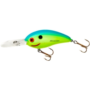 Воблер Bomber Fat Free Shad Jr 67F, цвет CHBL Chartreuse Blue Воблер Bomber Fat Free Shad Jr 67F, цвет CHBL Chartreuse Blue