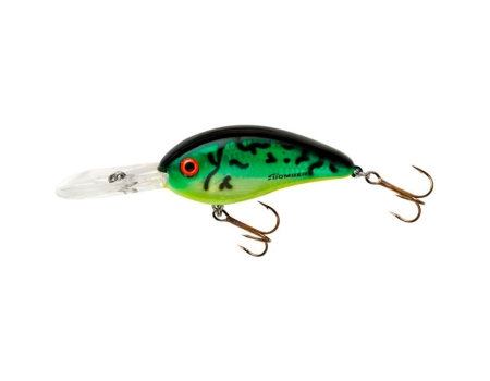 Воблер Bomber Fat Free Shad Jr 67F, цвет DFT Fire Tiger