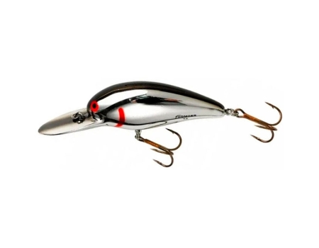 Воблер Bomber Model A 66F, цвет MB Chrome Black Back