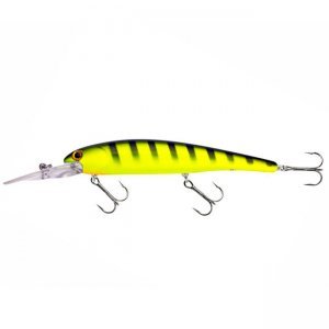 Воблер суспендер Pradco Bandit Suspending Minnow Chartreuse Black Stripes 119SP, цвет 06