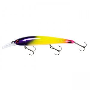 Воблер Bandit Walleye Shallow Chartreuse Green/Purple Head, цвет OL154