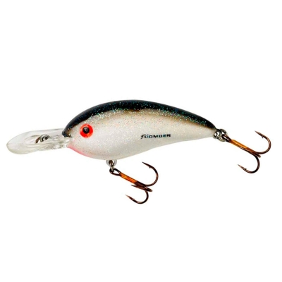 Воблер Bomber Fat Free Shad Guppy 61F, цвет Emerald Sparkle Воблер Bomber Fat Free Shad Guppy 61F, цвет Emerald Sparkle