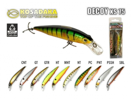 Воблер Kosadaka Decoy XS 75F