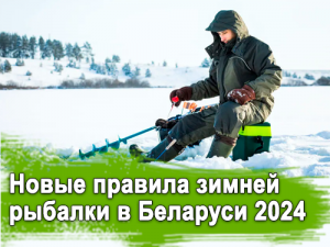 Новые правила зимней рыбалки в Беларуси 2024