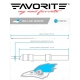 Спиннинг Favorite Blue Bird Nano BB1-602N-S 1.83м, 0.2-1.5гр