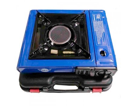 Плита газовая керамическая M5 (MB-TGS-02), с пьезоподжигом и переходником