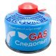 Газ для портативных плит Следопыт, резьбовой, 110 гр (всесезонный)