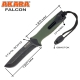 Нож рыболовный Akara Falcon с огнивом и компасом, 25см