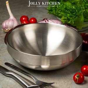 Миска Jolly Kitchen матовая с двойными стенками, 1л