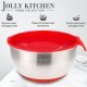 Миска Jolly Kitchen с ручкой (сталь), 2.5л Миска Jolly Kitchen с ручкой (сталь), 2.5л