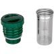 Термос Tonar HS.TM-057-G с ситечком (2 крышки-кружки, зеленый), 1л