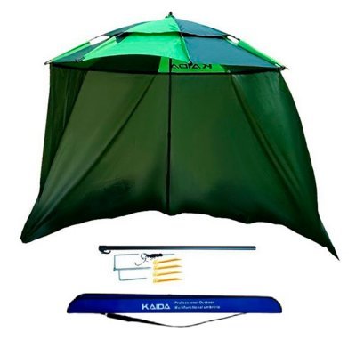 Зонт рыболовный с тентом Kaida SU06-24H, D-240см
