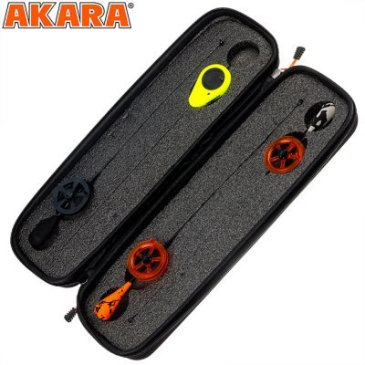 Чехол для зимних удочек Akara (для 4-х блеснилок), 46x13x8см