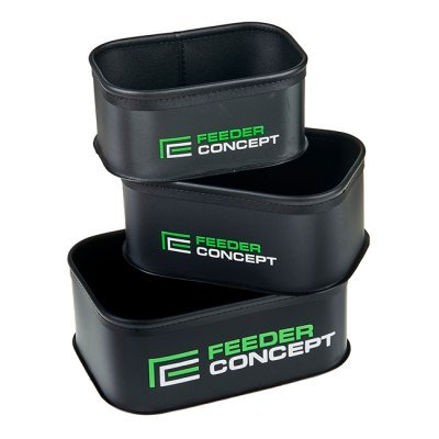 Емкость для прикормки и насадки Feeder Concept Eva 3 шт. набор Емкость для прикормки и насадки Feeder Concept Eva 3 шт. набор