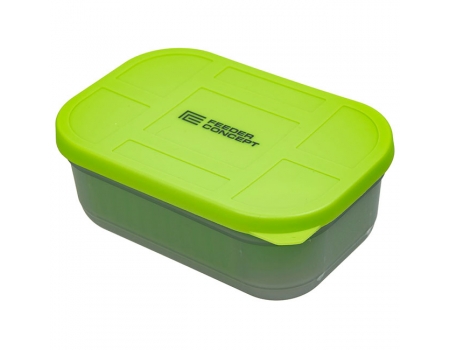 Коробка рыболовная для наживки с крышкой Feeder Concept Feeder Bait Box, 17×11.5×6.5см