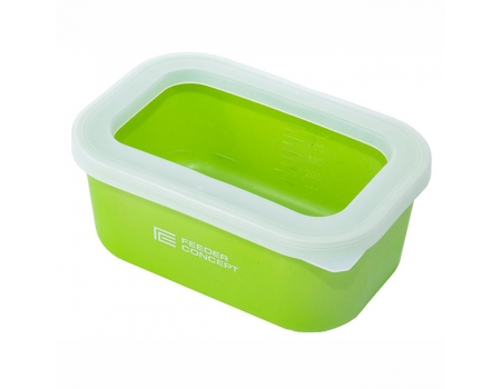 Коробка рыболовная для наживки с крышкой Feeder Concept Bait Box With Open Lid размер M