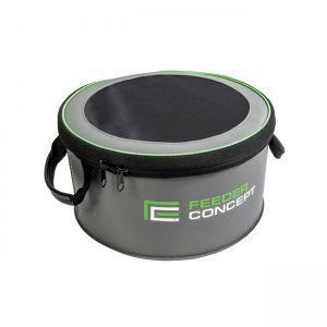 Ведро для прикормки и насадки Feeder Concept Eva Worm & Groundbait Bucket, 12л Ведро для прикормки и насадки Feeder Concept Eva Worm & Groundbait Bucket, 12л