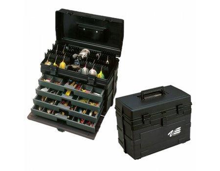 Ящик рыболовный Meiho Versus VS-8010 Black, 42х24.5х32.6см