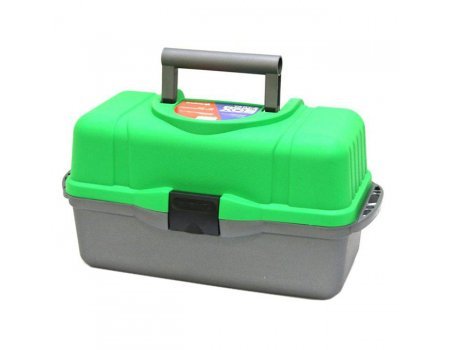Ящик рыболовный трехполочный Nisus Fishing 3-tray box green (N-FB-3-G), зеленый