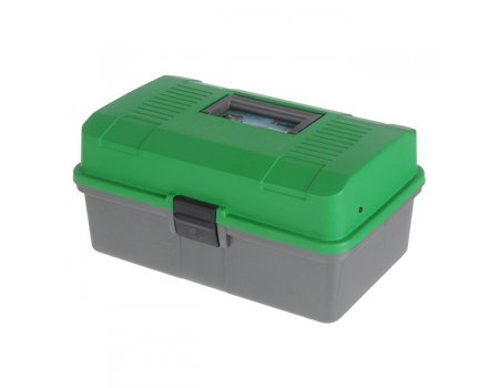 Ящик рыболовный двухполочный Nisus Tackle Box, зеленый