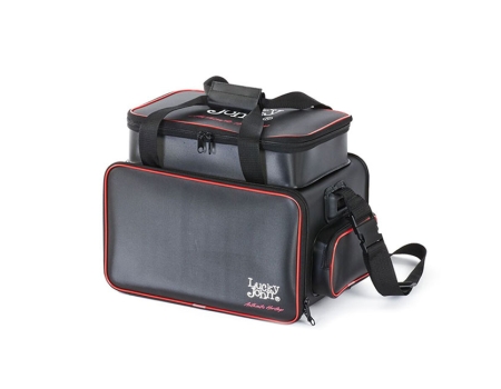 Сумка рыболовная с коробками Lucky John Eva Lure Bag, 38x25x30см