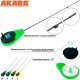 Зимняя удочка Akara BRZ-G, 27см (1-6гр)