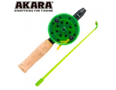 Зимняя удочка Akara JL1002 1808002A пробковая ручка, 43см